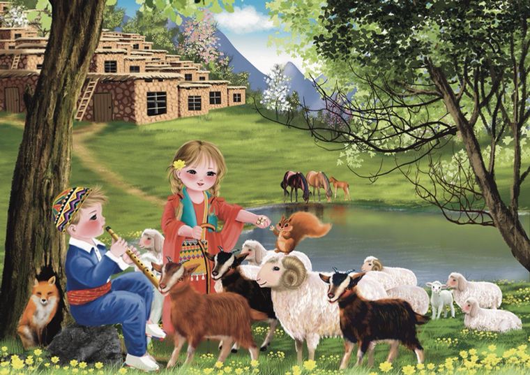 Flock by the Village